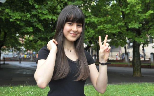 Alba Ochoa Iturbe, la estudiante con mejor nota de selectividad de Bizkaia.