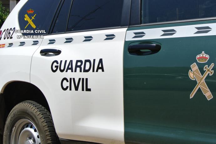 Vehículo de la Guardia Civil.