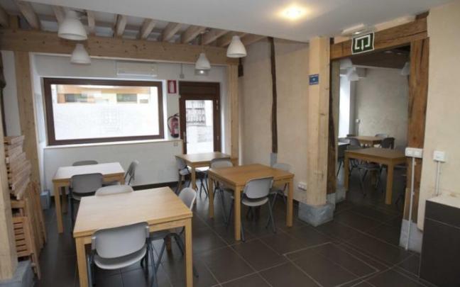 Interior del albergue de la Catedral Santa María