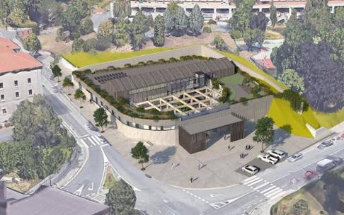 Infografía del futuro albergue de peregrinos de Bilbao/ AYUNTAMIENTO Infografía del futuro albergue de peregrinos de Bilbao/ AYUNTAMIENTO