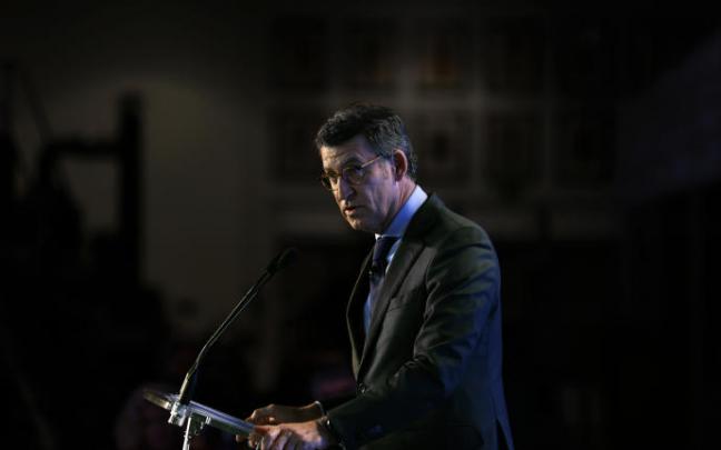 El candidato a la presidencia del PP, Alberto Núñez Feijóo.