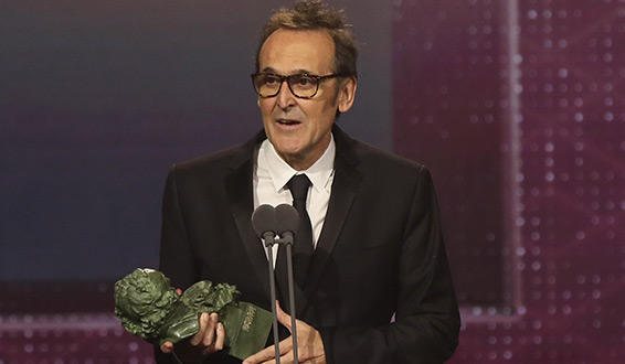 Alberto Iglesias, durante una ceremonia de los Premios Goya