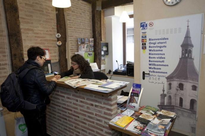 Recepción del Albergue de la Catedral Santa María