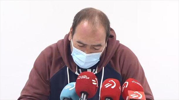 El alcalde de Bernedo, este miércoles por la mañana