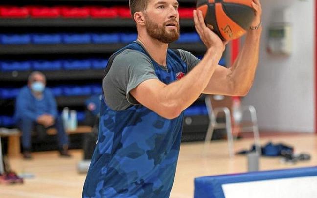 Alec Peters ha vuelto después de cuatro meses de baja por lesión. Foto: Baskonia