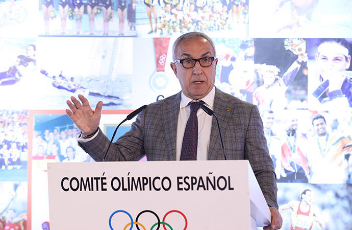 El presidente del Comité Olímpico Español (COE), Alejandro Blanco.