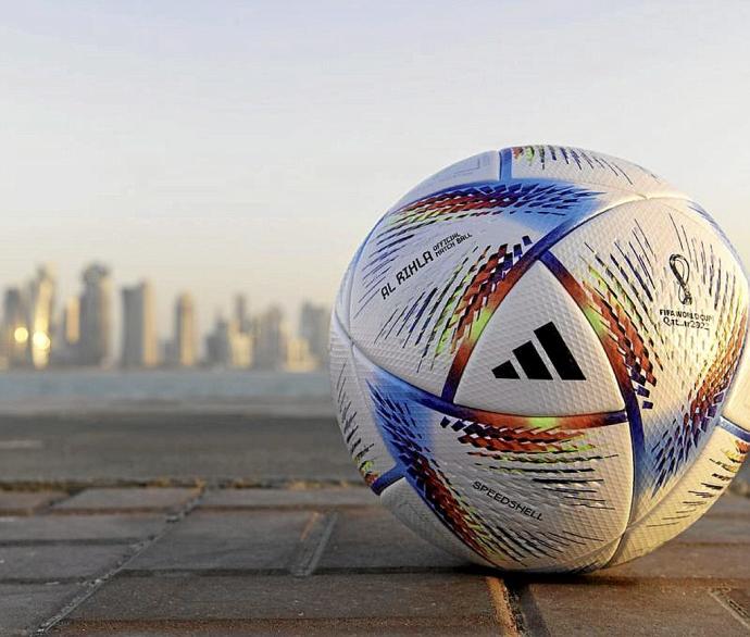 Imagen del balón oficial del Mundial de Catar 2022. Foto: Efe