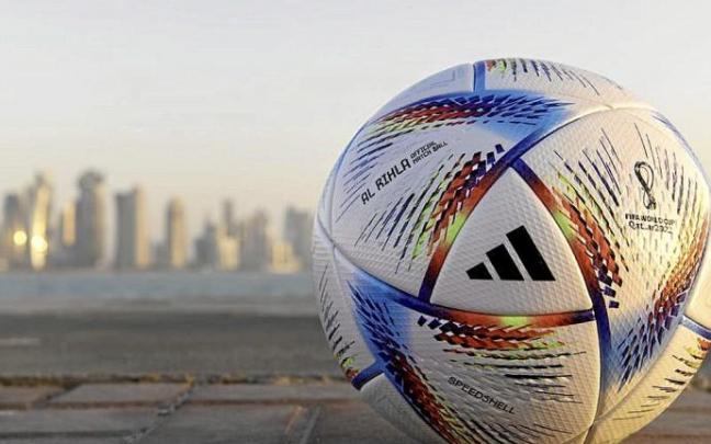 Imagen del balón oficial del Mundial de Catar 2022. Foto: Efe