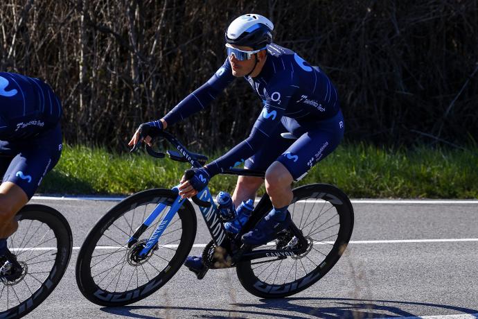 Alex Aranburu, durante la pasada Tirreno-Adriático.