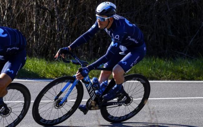 Alex Aranburu, durante la pasada Tirreno-Adriático.