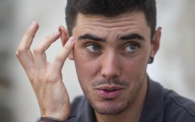 Alex Aranburu, durante una entrevista.