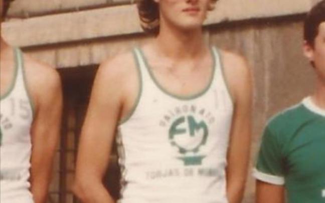 Alex Aurre, cuando jugaba en el Patronato