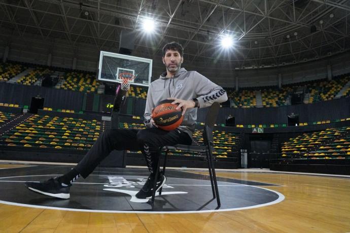 Álex Mumbrú, en el Bilbao Arena.