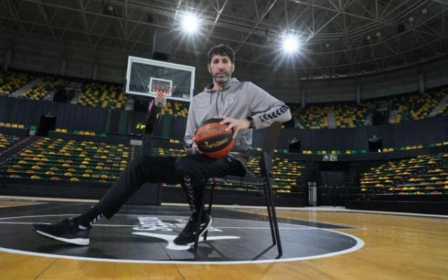 Álex Mumbrú, en el Bilbao Arena.