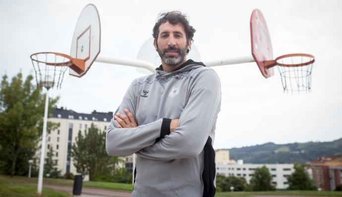 El entrenador del Bilbao Basket, Álex Mumbrú.