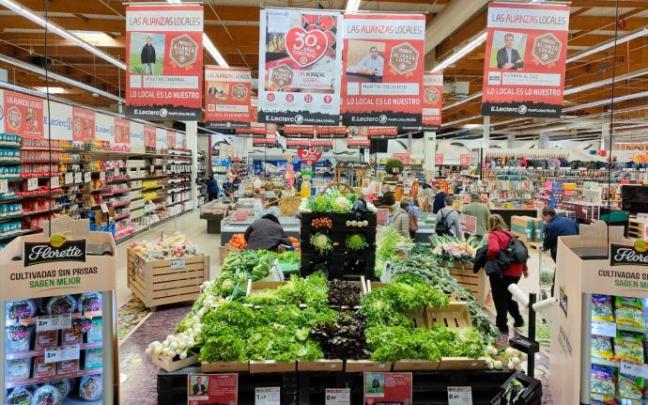 El hipermercado colabora con más 1.000 proveedores y 5.000 referencias navarras