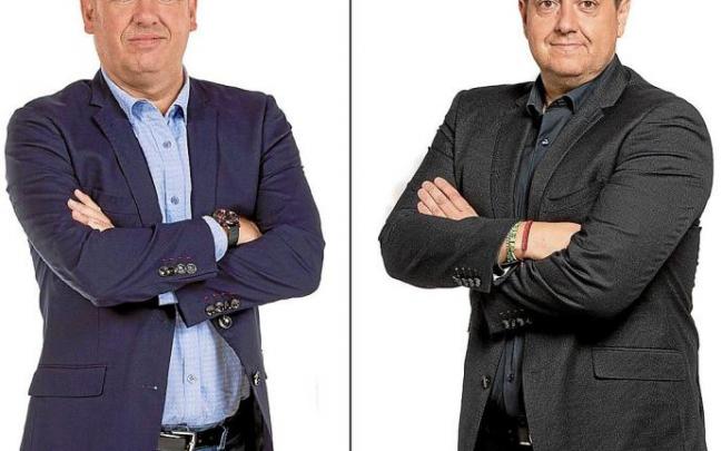 Guille Giménez y Antoni Daimiel forman una pareja que con su manera de narrar los partidos han generado una gran afición a la NBA en España. Foto: Movistar