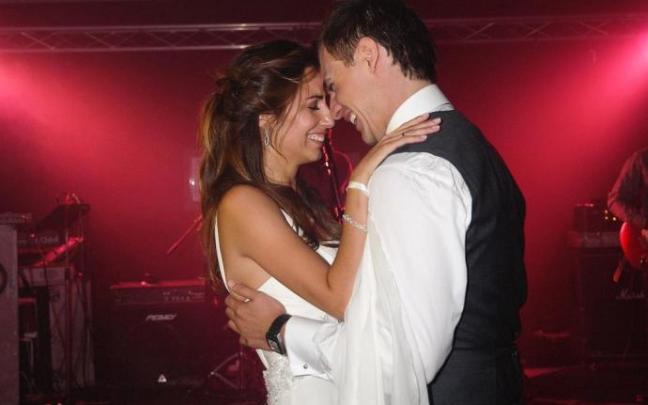 Almudena Cid y Christian Gálvez, en una publicación que conmemoraba su 10º aniversario.