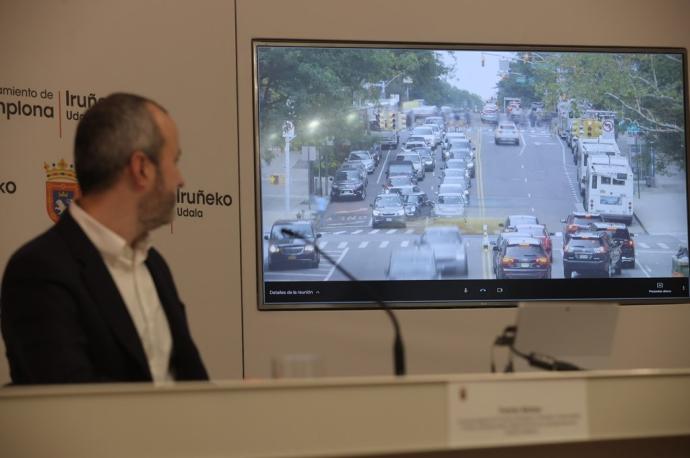 Fermín Alonso, el concejal reprobado este miércoles, en una rueda de prensa anterior.