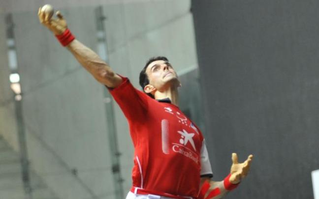 Altuna III en el partido ante Darío el pasado 24 de abril.