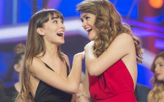Aitana y Amaia, en la final de 'Operación Triunfo 2017'. Aitana y Amaia, en la final de 'Operación Triunfo 2017'.