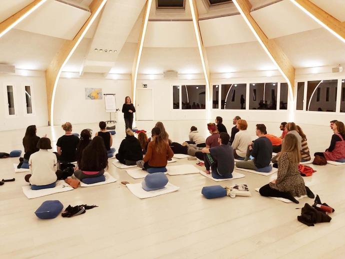 Una de las sesiones del curso de formación contra el cambio climático en 2019.