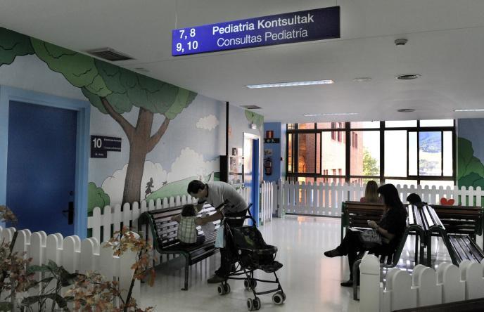 Imagen de archivo de las consultas del Área de Pediatría en el centro de salud de Sestao.