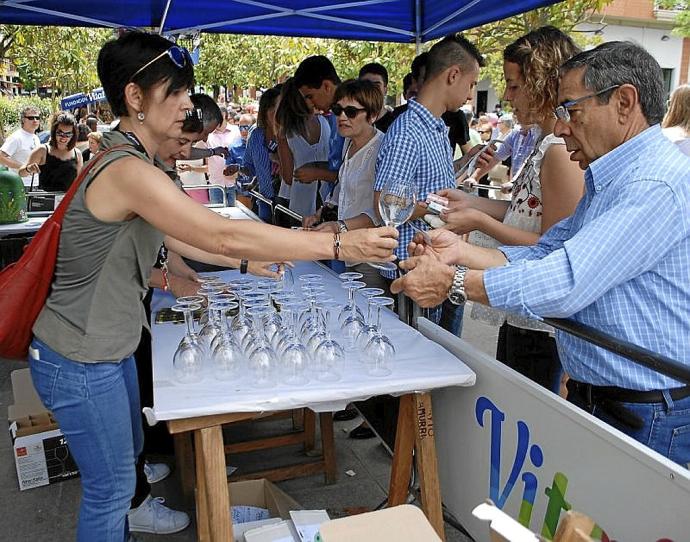 Una edición pasada del Txakoli Eguna. Foto: A.O.