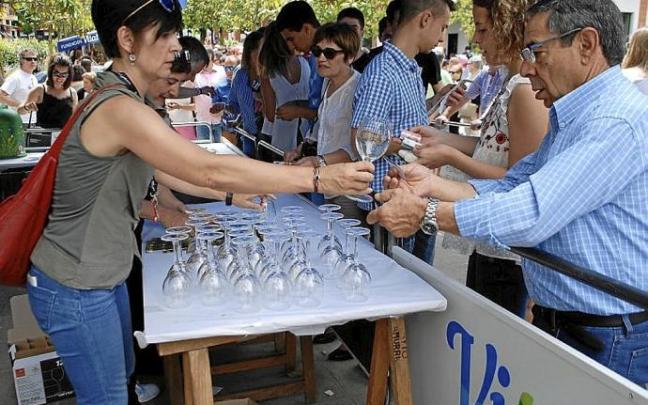 Una edición pasada del Txakoli Eguna. Foto: A.O. Una edición pasada del Txakoli Eguna. Foto: A.O.
