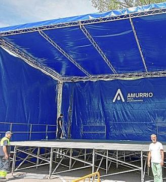 Una carpa para fiestas.