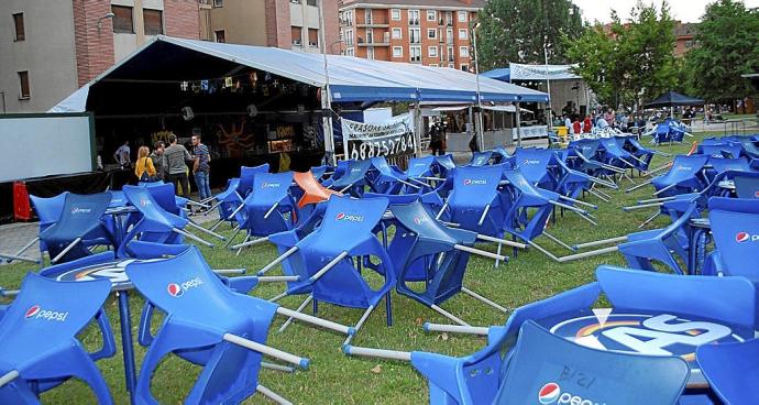 El parque municipal de Amurrio seguirá albergando conciertos hasta finales de septiembre.