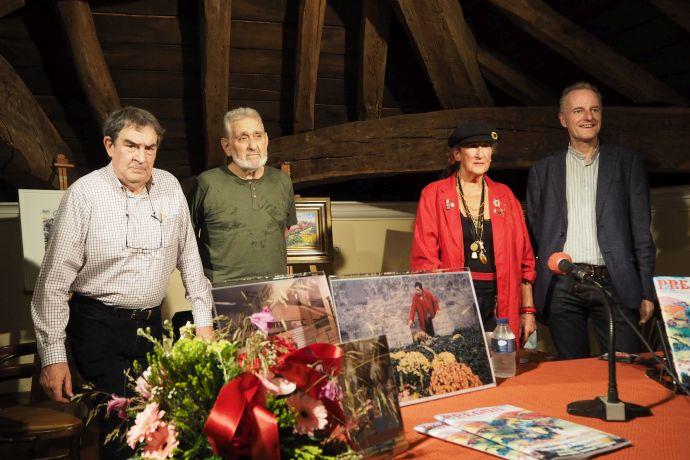 Lander Santamaría, Salvador Martín Cruz, María José Marín y pello Fernández Oyaregui en Arikzunenea.