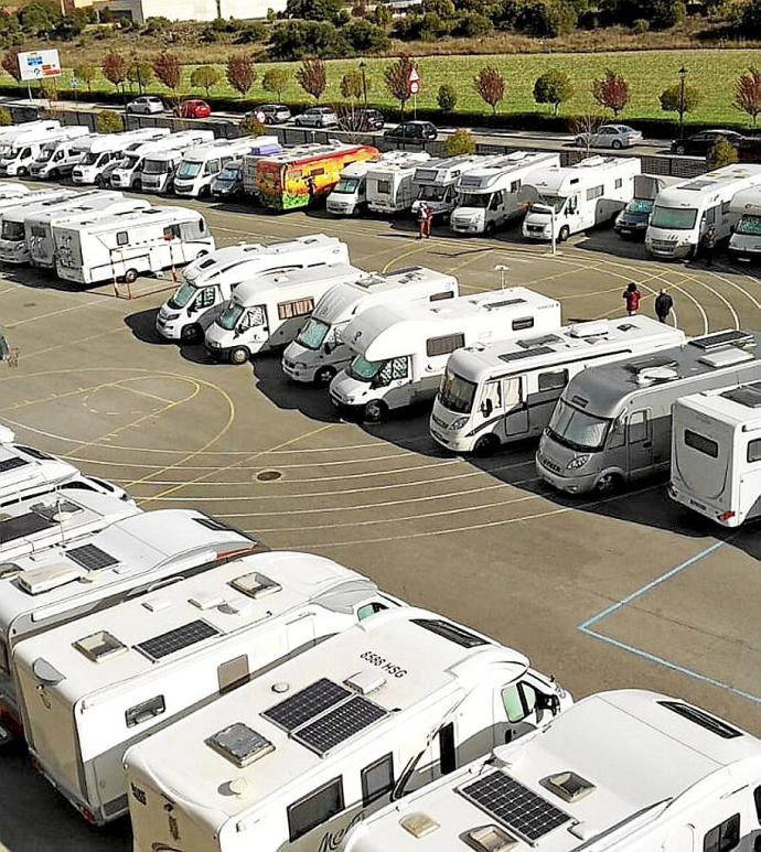 Quedada de autocaravanas en Nanclares de la Oca.