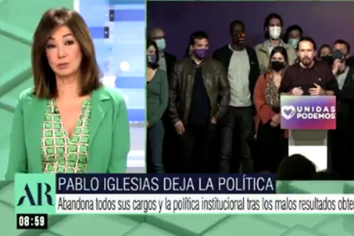 Ana Rosa Quintana en un momento de su programa.