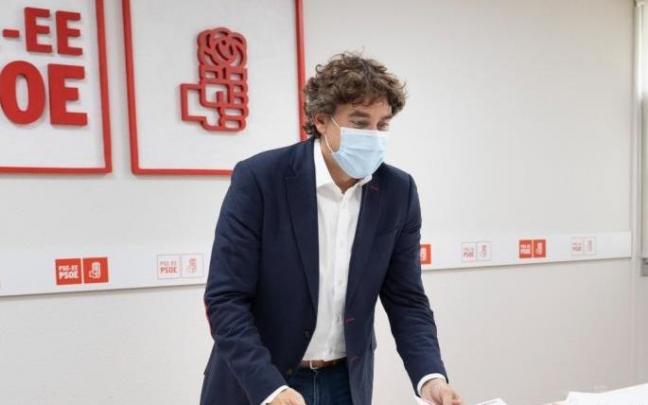 El secretario general de los socialistas vascos, Eneko Andueza.