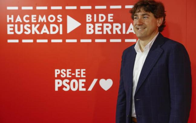 Andueza, en la comparecencia que ha ofrecido este martes. Andueza, en la comparecencia que ha ofrecido este martes.