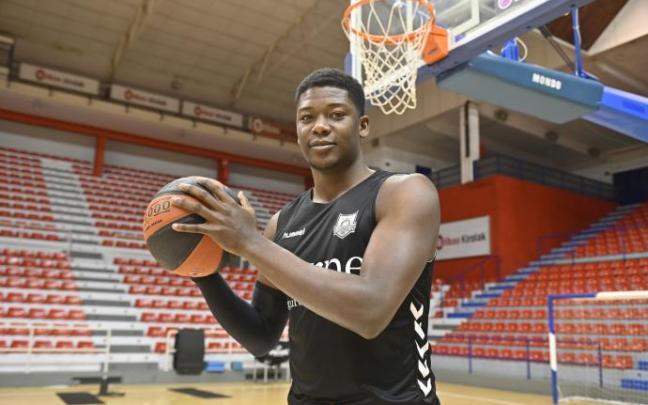 El jugador de Bilbao Basket, Ángel Delgado.