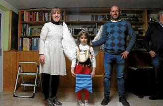 Virginia Lacalle, Verónica Serrano Lacalle y Javier Serrano.