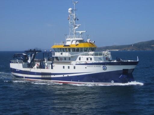 El buque oceanográfico 'Alvarez Alvariño'.