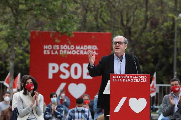 El candidato socialista a la Presidencia de la Comunidad de Madrid, Ángel Gabilondo.