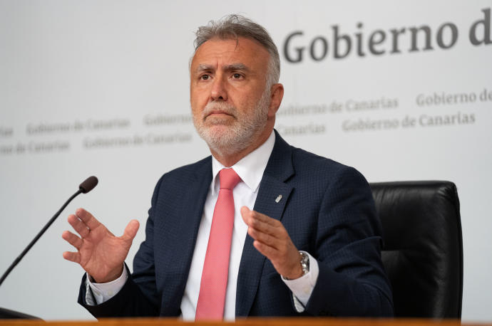 El presidente canario, Ángel Víctor Torres