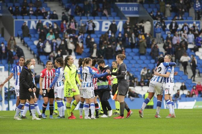 La Real ya sabe lo que es jugar esta temporada en Anoeta, donde se impuso por 1-0 al Athletic