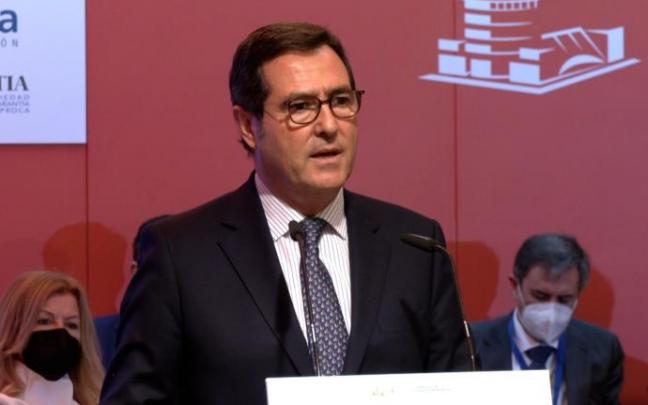 El presidente de la CEOE, Antonio Garamendi.