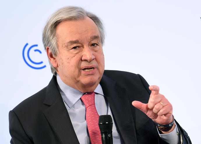 El secretario general de la ONU, António Guterres