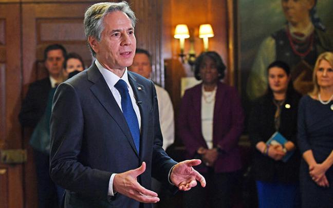 Antony Blinken, secretario de Estado de Estados Unidos.