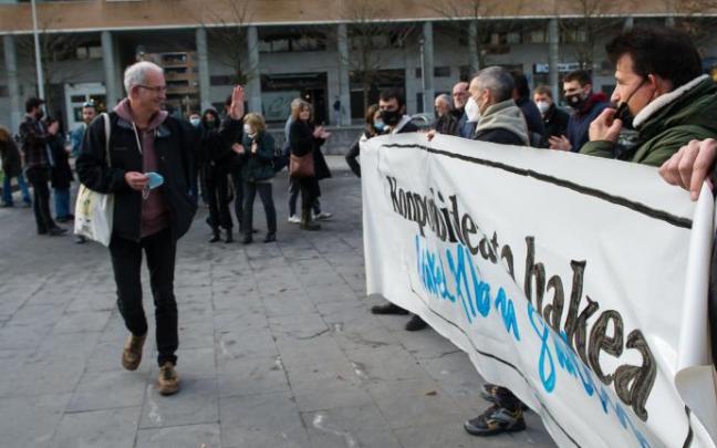 Antza a su llegada para declarar en la investigación del asesinato de Gregorio Ordóñez, en 1995. Antza a su llegada para declarar en la investigación del asesinato de Gregorio Ordóñez, en 1995.