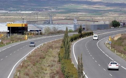 La AP-68, a su paso por La Rioja.