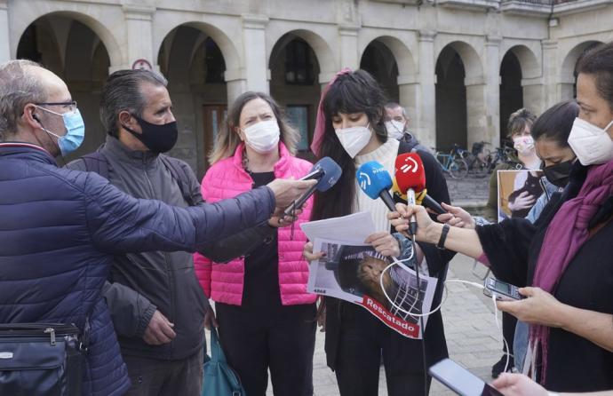 Rueda de prensa de la asociación protectora de animales Apasos