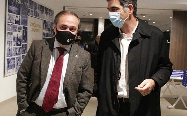 Jokin Aperribay y Eneko Goia, en Anoeta.