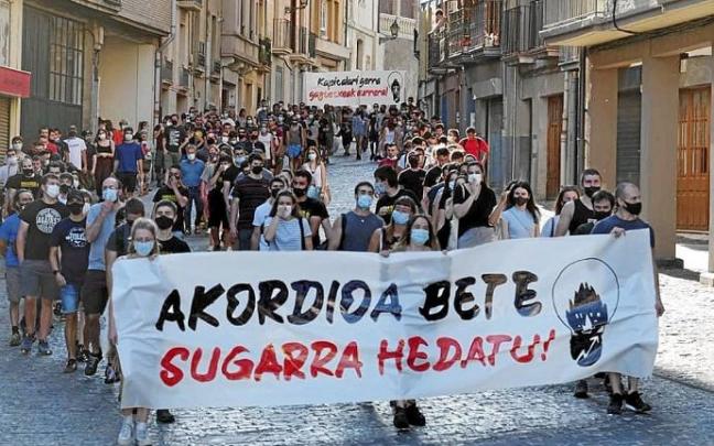 Apoyo a las reivindicaciones del gaztetxe de Estella